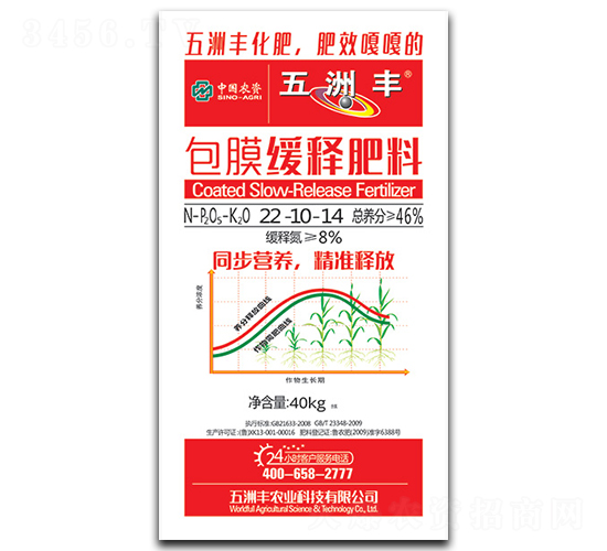 包膜緩釋肥料22-10-4-五洲豐