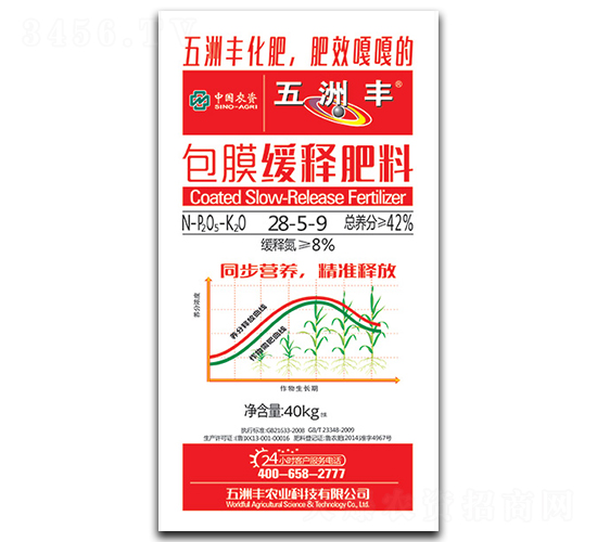 包膜緩釋肥料28-5-9-五洲豐