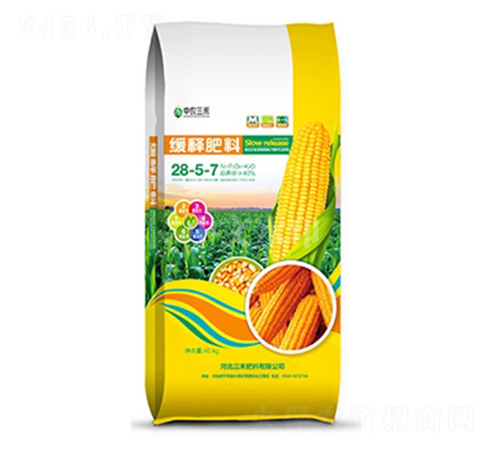 緩釋肥料28-5-7（40kg）-中農三禾