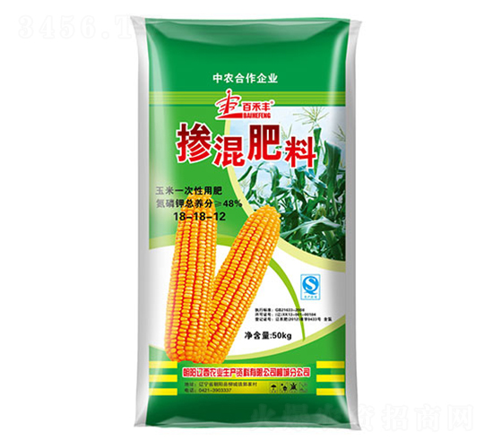 玉米摻混肥料18-18-12-百禾豐-遼西農(nóng)業(yè)