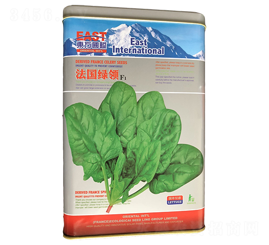 法國綠領（罐裝）-菠菜種子-祥瑞達