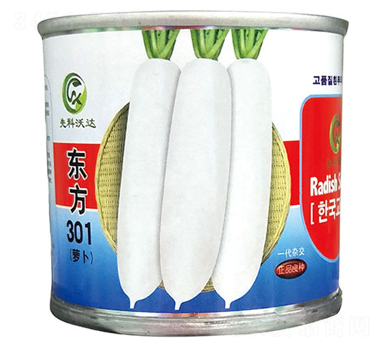 東方301（罐）-白蘿卜種子-祥瑞達