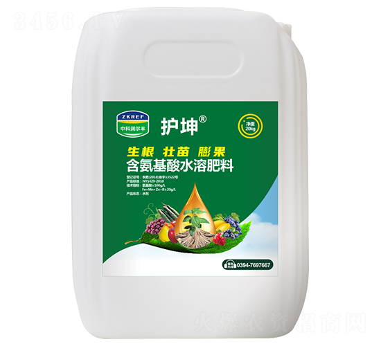 含氨基酸水溶肥料（桶）-護(hù)坤-中科潤爾豐