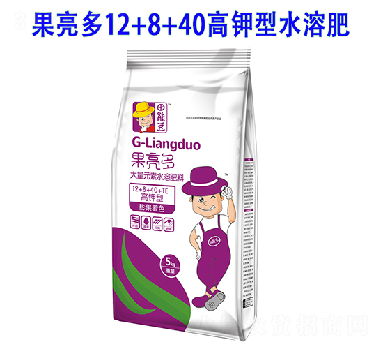 高鉀型大量元素水溶肥料12-8-40+TE-果亮多-康普森