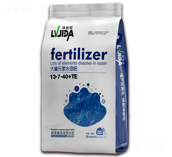 大量元素水溶肥13-7-40+TE-綠健噠-臺灣豆本豆