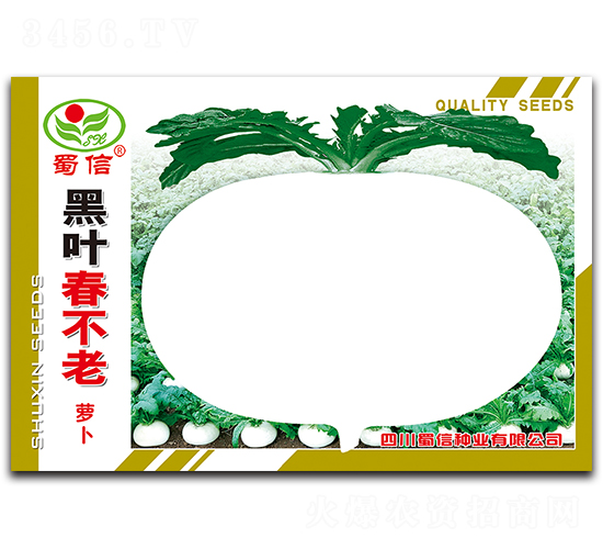 黑葉春不老-蘿卜種子-蜀信種業