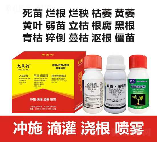 根腐死苗爛根解決方案-九芭釘-標正農化