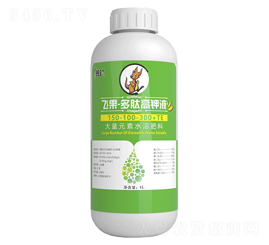 大量元素水溶肥150-100-300+TE-飛果-多肽高鉀液-賽致-格新農業
