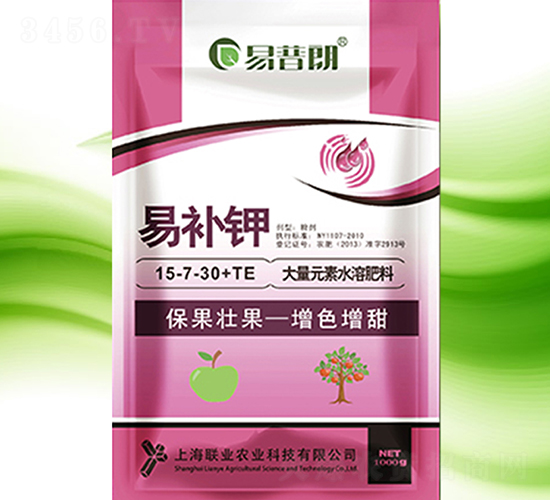 易補(bǔ)鉀大量元素水溶肥料-易普朗-上海聯(lián)業(yè)