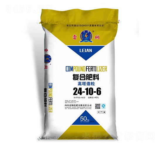 高塔造粒復合肥料24-10-6-雷納