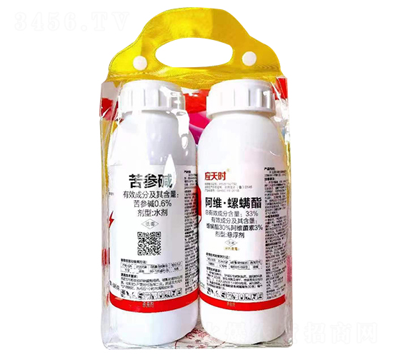 0.6%苦參堿水劑+33%阿維·螺螨酯懸浮劑-應天時-六畝田