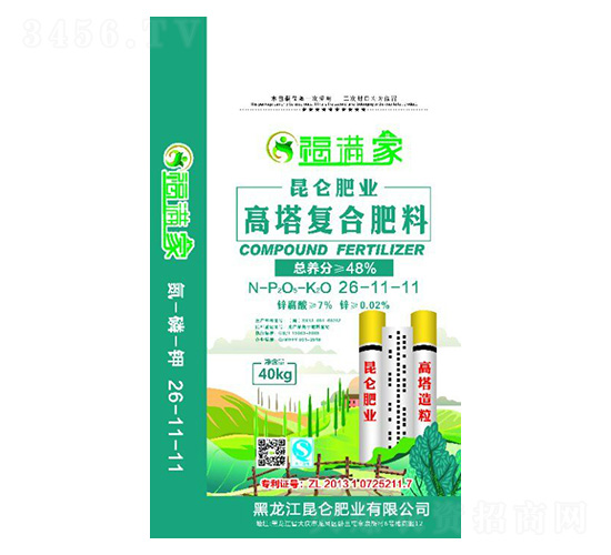 高塔復合肥料26-11-11-福滿家-昆侖肥業