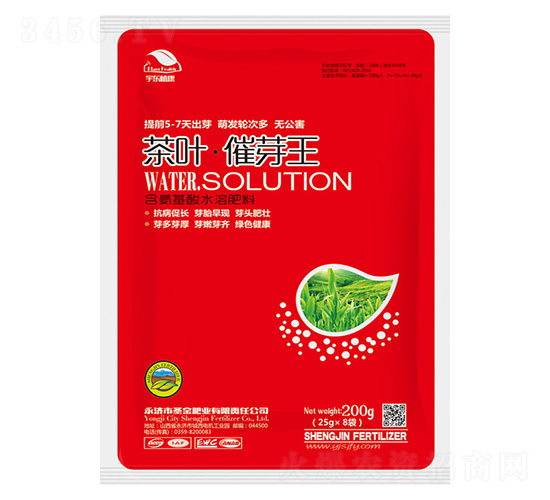 含氨基酸水溶肥料-茶葉·催芽王-宇東植康-圣金肥業