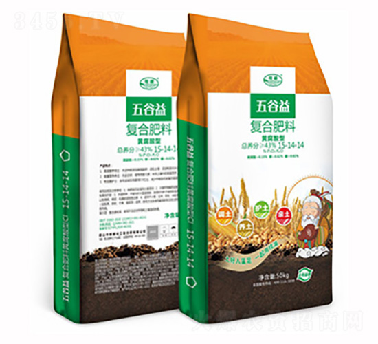 黃腐酸型復合肥料15-14-14-桂湖·五谷益
