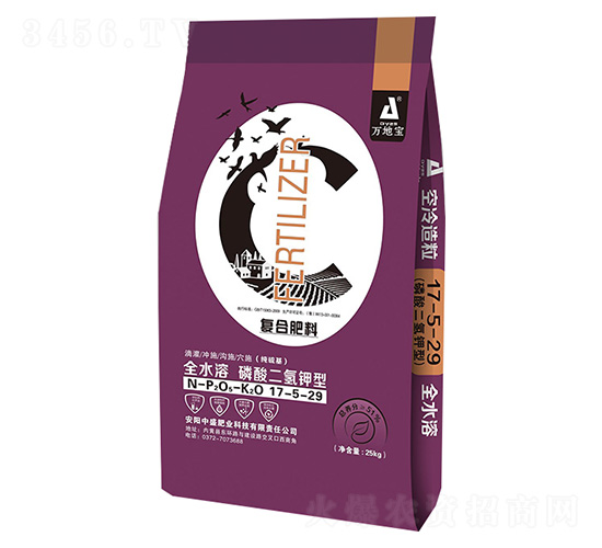 膨果專用肥17-5-29硫基高鉀復合肥-中盛肥業
