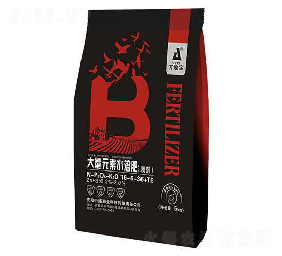 高鉀水溶肥10-6-36+TE高鉀膨果水溶肥料-中盛肥業