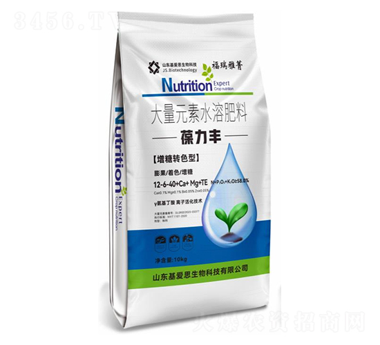 葆力豐大量元素水溶肥12-6-40+Ca+Mg+TE-基愛思