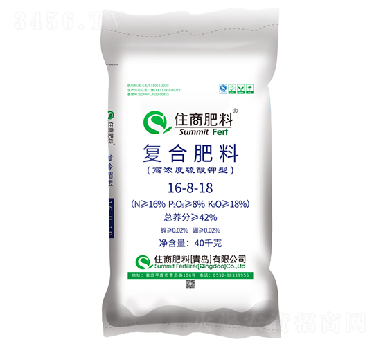 硫酸鉀型復合肥料16-8-18-住商肥料