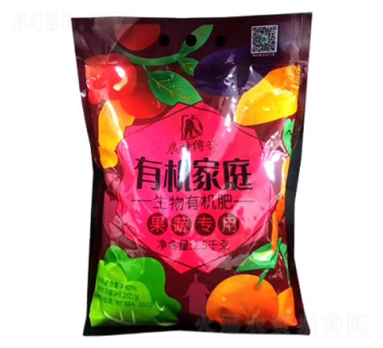 2.5kg果蔬專用生物有機肥-有機家庭-農(nóng)神控股