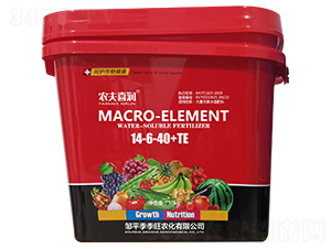大量元素水溶肥料14-6-40+TE-農夫喜潤-季季旺