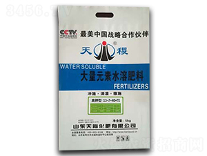 大量元素水溶肥料13-7-40+TE-天稷-天脊