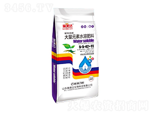 大量元素水溶肥料5-5-42+TE-施美達